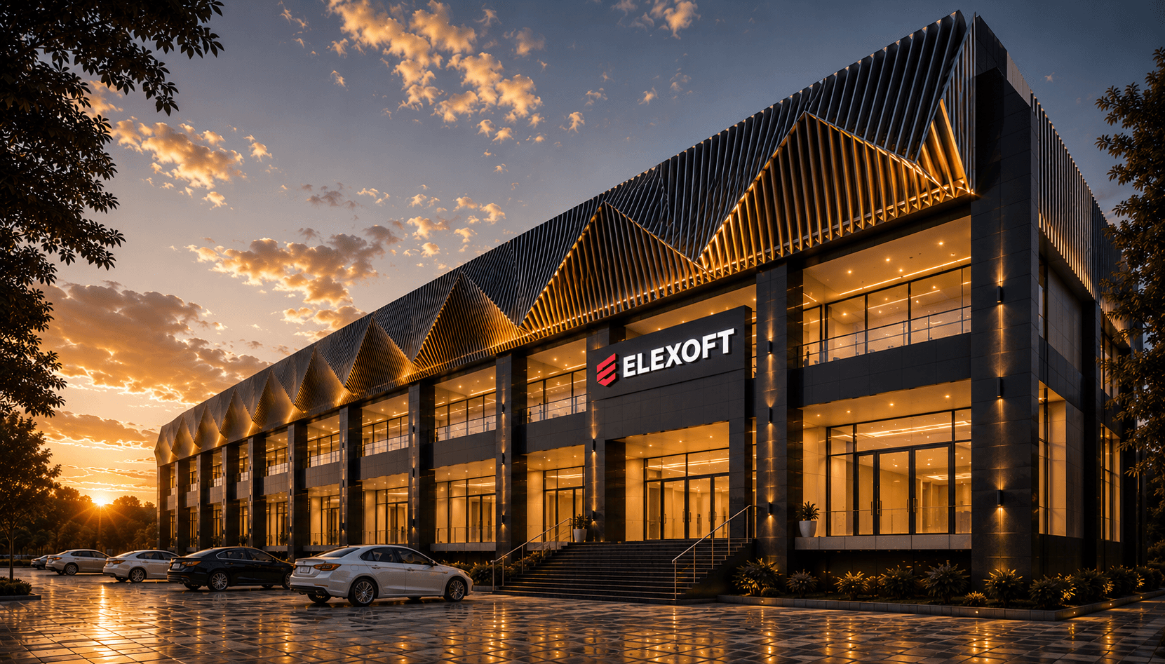 Elexoft software development company office building